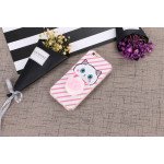 Wholesale iPhone 7 Plus 3D Poke Squishy Plush Silicone Soft Case (Paw)